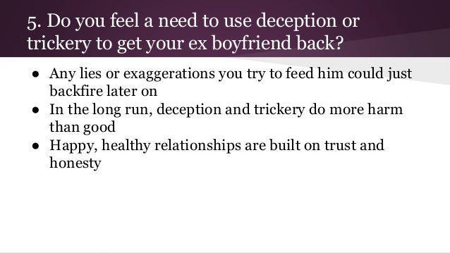 Should i get back with my ex boyfriend quiz